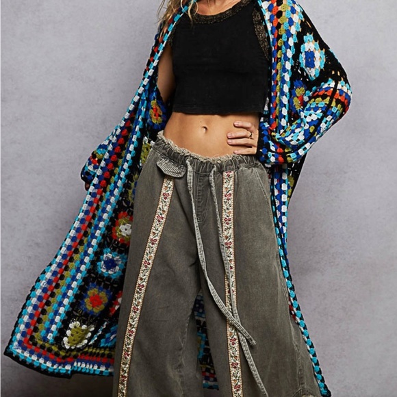 POL Multicolor Crochet Cardigan - Picture 2 of 5